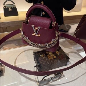 Louis Vuitton Mini Bag in Deep Burgundy